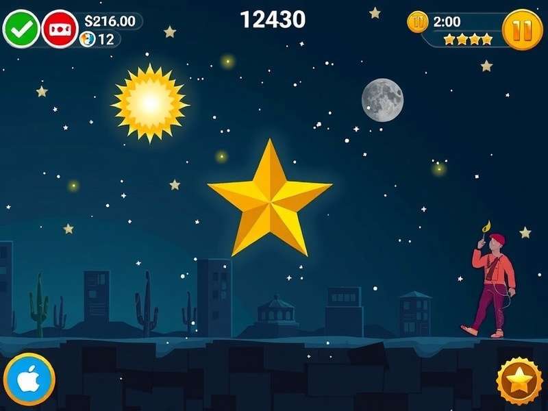 No Look Star gameplay screenshot